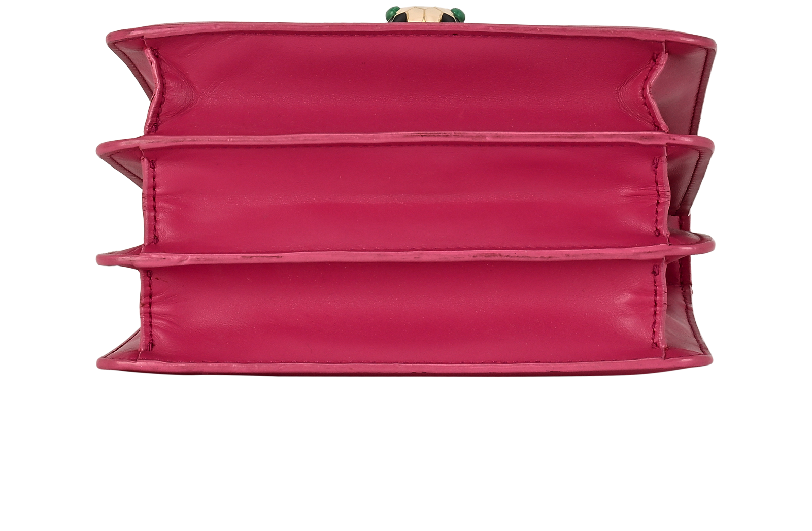 Small Serpenti Forever, &pound;1,100, Handbags, Pink, Leather/Stingray, Top view